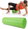 Gaiam Restore Foam Roller for Muscle Massage - Deep Tissue Muscle Massager for Sore Muscles & Stimulation - Total Body Pain Relief, Back, Neck, Foot, Calf, Leg, Arm (18 Inch and 36 Inch)