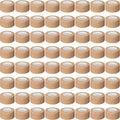 Treela 64 Pack 1" x 5 Yards Self Adhesive Cohesive Bandage Wraps, Elastic Breathable Athletic Tape, Flexible Self Adherent Bandage Rolls for Wrist, Ankle, Fingers, Sports & Pets (Beige)