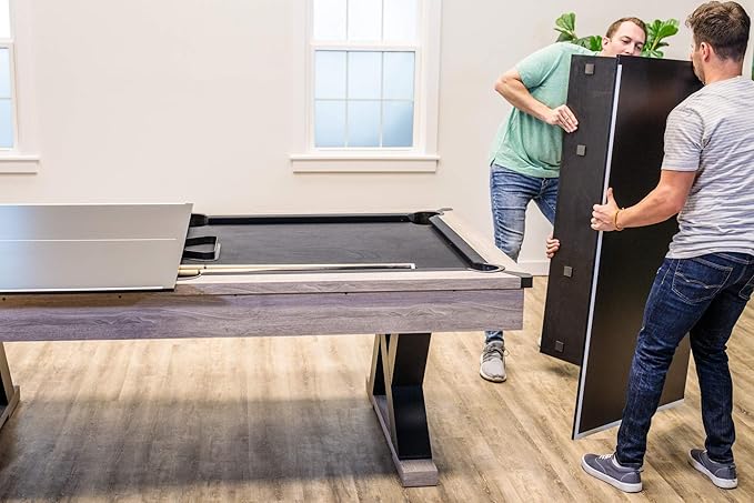STIGA Premium Table Tennis Conversion Top - Ping Pong Pool Table Toppers with Net - Regulation Size - 2 Piece and 4 Piece Available