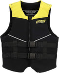 Seachoice Neoprene Multi-Sport Vest, Yellow/Black, Medium Size, Fits 36-40 in. Chest, Coast Guard Type III