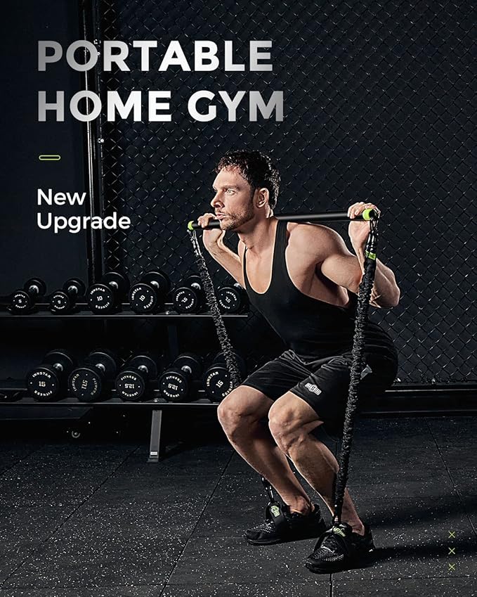 INNSTAR Cable Handles Gym Equipment, Resistance Band Handles with Solid ABS Core Grips, D Handle Cable Attachment, Heavy Duty Exercise Handles, Cable Machine Handles