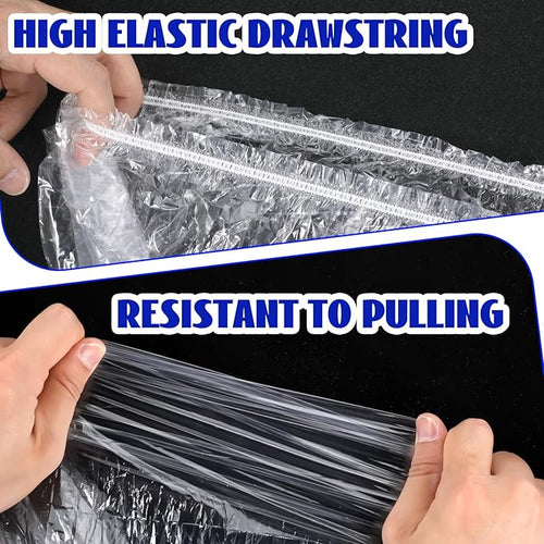 30pcs Backpack Rain Cover Disposable Waterproof Lightweight Backpack Cover Elastic Covers Protector for Outdoor Hiking Compact Raincoat Raincover for Cycling Travel (41-50L)