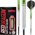RED DRAGON Featherlite 10g, 12g, 14g, 15g, 16g, 17g, 18g or 19g Tungsten Darts Set with Flights and Stems