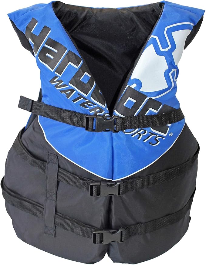 4 Pack Hardcore Coast Guard Type III PFD for Adults; Life Jacket Paddle Vest for Adults; Life Vest Flotation Device; Jet ski, Wakeboard, Kayak; Extra Life Jacket for Pontoon Boat