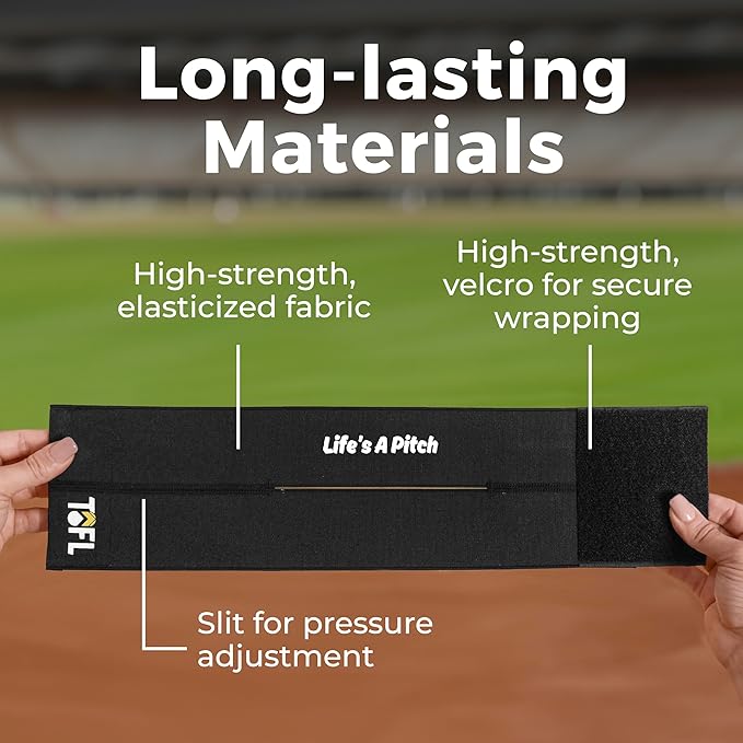 TOFL Baseball Glove Wrap | Premium Elastic Band for Perfect Glove Shape, Break-in & Maintenance | Shape Locker for Men’s & Women’s Softball, Adult & Youth Baseball Mitts, Fits Big & Small Sizes