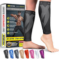 BLITZU Calf Compression Sleeve for Men & Women Footless Compression Socks Support Runners Leg Sleeve Shin Splints Pain Relief