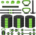 3-In-1 Octagonal Adjustable Dumbbell Set, 44/88LBSFree Weights Dumbbells with Anti-Slip Handle for Men & Women, Versatile Dumbbells Set of 2 with Connector, Perfect for Home Gym
