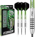 RED DRAGON Featherlite 10g, 12g, 14g, 15g, 16g, 17g, 18g or 19g Tungsten Darts Set with Flights and Stems
