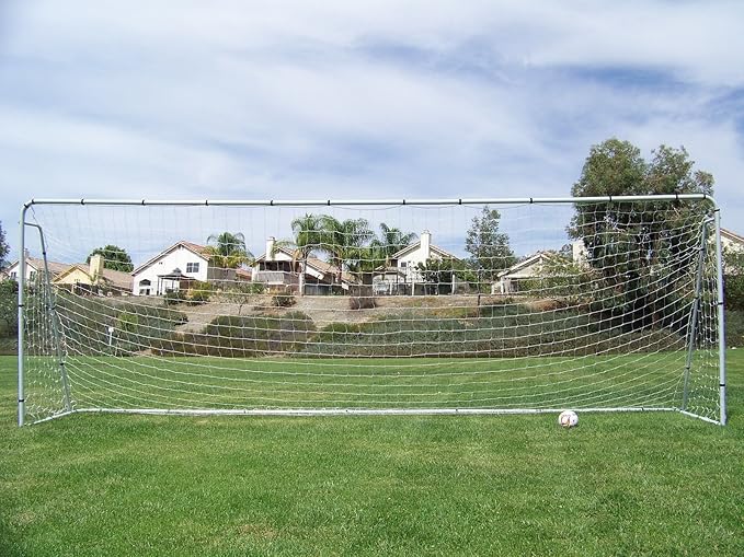 PASS 21 X 7 Ft. Official Youth Modified Size. Heavy Duty Steel Soccer Goal w/Net. Regulation Youth Modified, League Size Goals. Professional Practice Training Aid. 21 X 7, 21x7 Foot