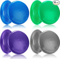 Jerify 4 Pcs Wiggle Seat Flexible Inflated Wobble Cushion Stability Balance Pad Balance Disc Sensory Seat for Men Women Fitness Physical Exercise Improving Posture Home Office