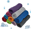 Cooling Towels, Soft Breathable Sweat Ice Towel for Sports, Yoga, Gym, Golf, Camping, Running, Fitness, Workout & More Activities