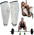 Bear Grips Deadlift Shin Guards - Breathable Gym Equipment Rope Climbing Shin Guard for Men and Women - Injury Prevention Calf Support Shin Guard Sleeves for Ultimate Shin Protection