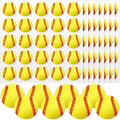 Jecery 200 Pcs Baseball Softball Helmet Decals Vinyl Sports Softball Stickers Self Adhesive Helmet Stickers Decals Baseball Accessories for Batting(Simple Style)