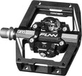 Funn Mamba S MTB Clipless Pedals, Double Sided Clip Compact Platform Mountain Bike Pedals, Compatible with SPD Cleats, 9/16-Inch CrMo Axle Bicycle Pedals for MTB/BMX/Gravel Cycling