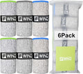 6 Pack Microfiber Gym Towels for Working Out，Fast Drying Workout Accessories Sweat for Gym Gear for Men & Women,Sports Exercise Fitness Gear Tennis Towels for Body Hot Yoga