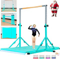 MARFULA Gymnastic Bar for Kid and Teenage Ages 3-25, 5 FT / 8 FT Base Length, 4 FT Width 5 FT Height, Gymnastic Kip Bar Horizontal Bar for Gymnast, Gymnastic Training Equipment for Home and Club Use