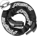 Heavy Duty Bike Chain Lock – 5 Digit Combination Anti-Theft Bicycle Lock, 3FT/4FT/5FT Hardened Steel Square Links for E-Bike, Motorcycle, Scooter, Gate