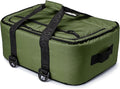 AO Coolers Stow 'n Go Canvas Soft-Sided Cooler, Low Profile and Leak Proof, Insulated for 24-Hour Cold, Hunter Green, 38-Can