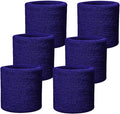 Wristbands Sweatbands for Men & Women, Breathable Tennis Wrist Bands Absorbent Sweat Band Multiuse Wristband for Basketball, Running, Gym, Working Out