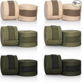 Junkin 6 Pairs Boxing Hand Wraps for Boxing Wraps Wrist Pugilism Handwraps for Men Women Kickboxing Muay Thai MMA