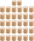 32 Rolls Self Adhesive Bandage Wrap 2 inch Cohesive Bandage Wrap Stretch Bandages Wraps Tape Skin Elastic Self-Adherent Tape for Wrist Ankle Sports Swelling Sprains