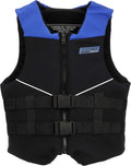 Seachoice Neoprene Multi-Sport Vest, Blue/Black, Small Size, Fits 32-36 in. Chest, Coast Guard Type III