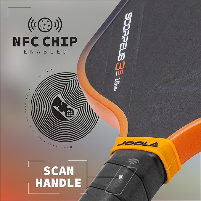 JOOLA 3S Pickleball Paddles – Raw Carbon Fiber Surface – Ben Johns Perseus, Hyperion, Scorpeus & Magnus Shapes – Elongated, Wide Body & Aero Curve Designs – 14mm/16mm Paddles – UPA-A Certified