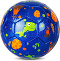 Kids Soccer Ball Size 2 Size 3 Size 4 Glitter Unicorn Dinosaur- For Toddlers Kids Age 1-3 3-8 8-12 - Sports & Outdoors Ball Inflatable with Pump - Gift for Girls Boys Children Youth School Birthday
