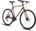 HH HILAND 700C Road Hybrid Bike, 21 speeds Bikes Urban City Commuter Bicycle with Disc Brake for Men Women Adult Comfortable Bicycle