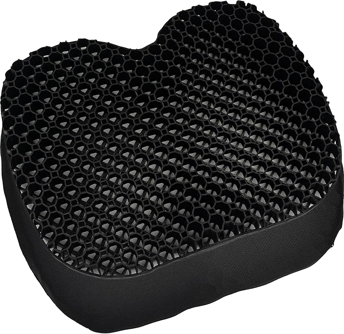 Kayak Seat Cushion, Anti Slip Gel Seat Cushion for Long Sitting on Boat, Canoe, Sup, Chair