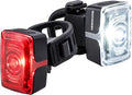 Schwinn Quick Wrap Bike Light Set, LED, 40 or 11 Lumen, Easy to Attach Headlight and Taillight, Tool-Free Install, Battery Operated, for City and Road Riding
