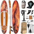 InnoExpo 11' Inflatable Stand Up Paddle Boards with Premium Accessories, Wide Stable SUP Paddle Board Design, Non-Slip Comfort Deck for Youth & Adults
