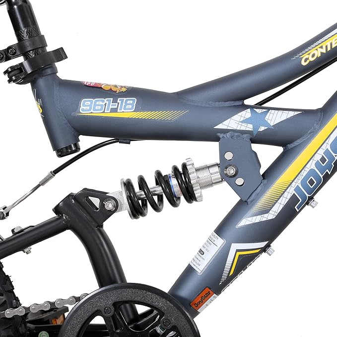 JOYSTAR 20 Inch Kids' Bike for Boys Girls Ages 7-13 Years Old, Dual-Suspension Kids Mountain Bike with Dual Handbrake & Kickstand, Multiple Colors