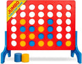 Bolaball 4 in a Row Tabletop Game – 1.8 Ft 4 to Score Game for Kids & Adults, Indoor/Outdoor Family Yard, Portable Party for Home, Picnic & Travel, Plastic Version.