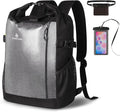 Dry Bag Backpack,25L Dry bags waterproof Kayaking, Waterproof bag with Waist Pouch and Phone Case,Waterproof Backpack Marine dry bag for Kayaking, Beach, Rafting, Boating (Black)
