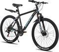 HILAND 26 27.5 Inch Mountain Bike, Mens and Womens Aluminum Frame MTB with 21 Speeds, Dis Brake, Hardtail Bicycle for Adults