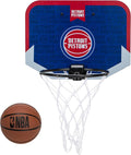 Franklin Sports NBA Team Over The Door Basketball Hoop - Kids Indoor Mini Basketball Hoop with Basketball - NBA Fan Shop Mini Hoop for Bedroom & Office