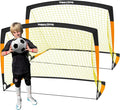 Soccer Goal 7'x5', 6.6‘x3.3', 5'x3.6', 4'x3', 3'x2.2' Soccer Net for Kids Backyard