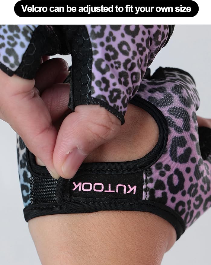 KUTOOK Weight Lifting Gloves for Women Gym Workout Gloves with Palm Protection & Extra Grip Breathable Exercise Gloves for Men Fitness