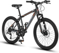 24/26/27.5 Inch Wheels Mountain Bike Shimano 21 Speeds with Mechanical Disc Brakes Aluminum/High-Carbon Steel Frame Suspension MTB Bikes Mountain Bicycle for Adult & Teenagers