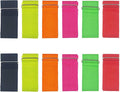 12 Pack 3 Legged Race Bands Colorful Firm Elastic Bands for Kids Adult Outdoor Fun (12)