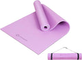 Yoga Mat with Carry Strap for Yoga Pilates Fitness and Floor Workout at Home and Gym Non-slip 9 colors