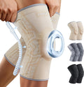 CAMBIVO 2 Pack Knee Brace for Men and Women, Knee Sleeves for Men with Patella Gel Pad and Side Stabilizers, Knee Compression Sleeves for Knee Pain Relief, Running, Workout, Daily Use