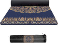 nuveti TPE Large Yoga Mat Non-Slip Exercise Fitness Mat with Carry Bag Extra Wide Yoga Mats for Women 72"x32" Extra Thick 6mm for Home, Pilates and Floor Exercises Workout Mats