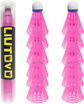 12 Packs Nylon Badminton Shuttlecocks Birdies Nylon Feather Shuttlecocks Badminton Birdies Great Stability ＆ Durability Indoor Outdoor Sports Hight Speed Training