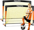 Soccer Goal 7'x5', 6.6‘x3.3', 5'x3.6', 4'x3', 3'x2.2' Soccer Net for Kids Backyard