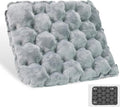 Inflatable Seat Cushion, Lightweight Camping Air Sitting Pad with Repair Cloths, Waterproof Air Cushion, Portable Air Seat Cushion for Climbing Hiking Office Airplane Car Stadium Seat
