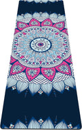 nuveti Yoga Mat Print Extra Thick TPE Non Slip Fitness Exercise Mat with Carrying Bag,72"x24" Extra Thick 6MM Exercise & Workout Mat for Yoga, Pilates Fitness and Floor Exercises