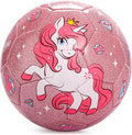Kids Soccer Ball Size 2 Size 3 Size 4 Glitter Unicorn Dinosaur- For Toddlers Kids Age 1-3 3-8 8-12 - Sports & Outdoors Ball Inflatable with Pump - Gift for Girls Boys Children Youth School Birthday
