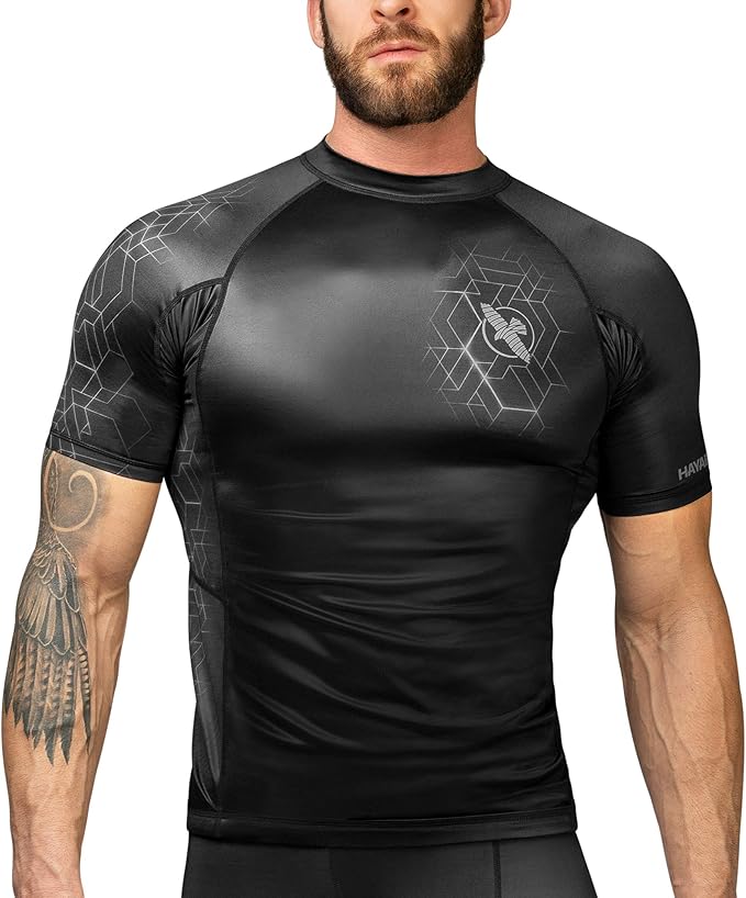 Hayabusa Geo Short Sleeve BJJ Rash Guard